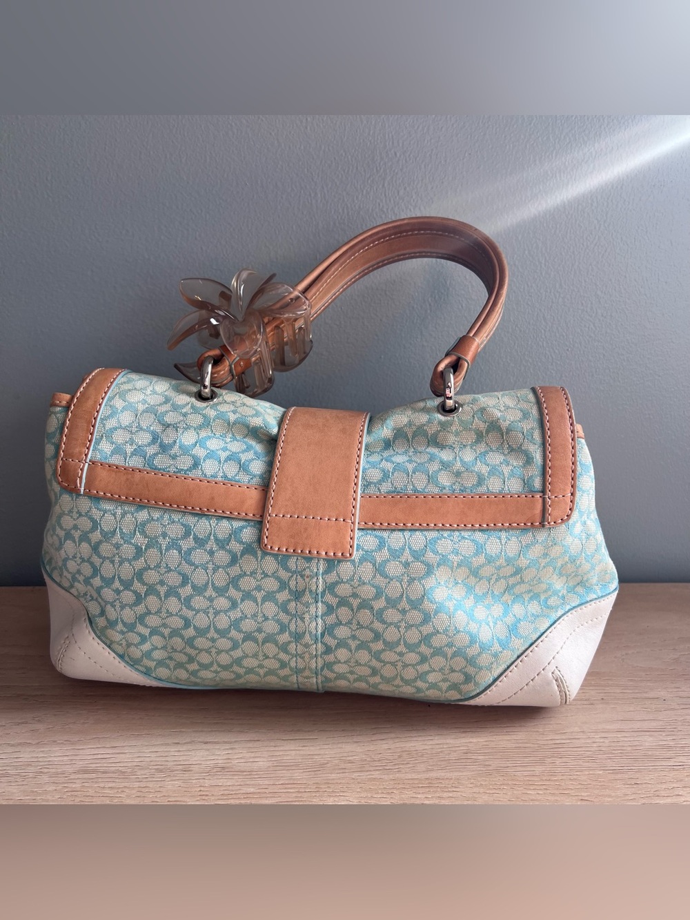 2003 Vintage Coach Jacquard Medium Soho Bag - Picture 3 of 8